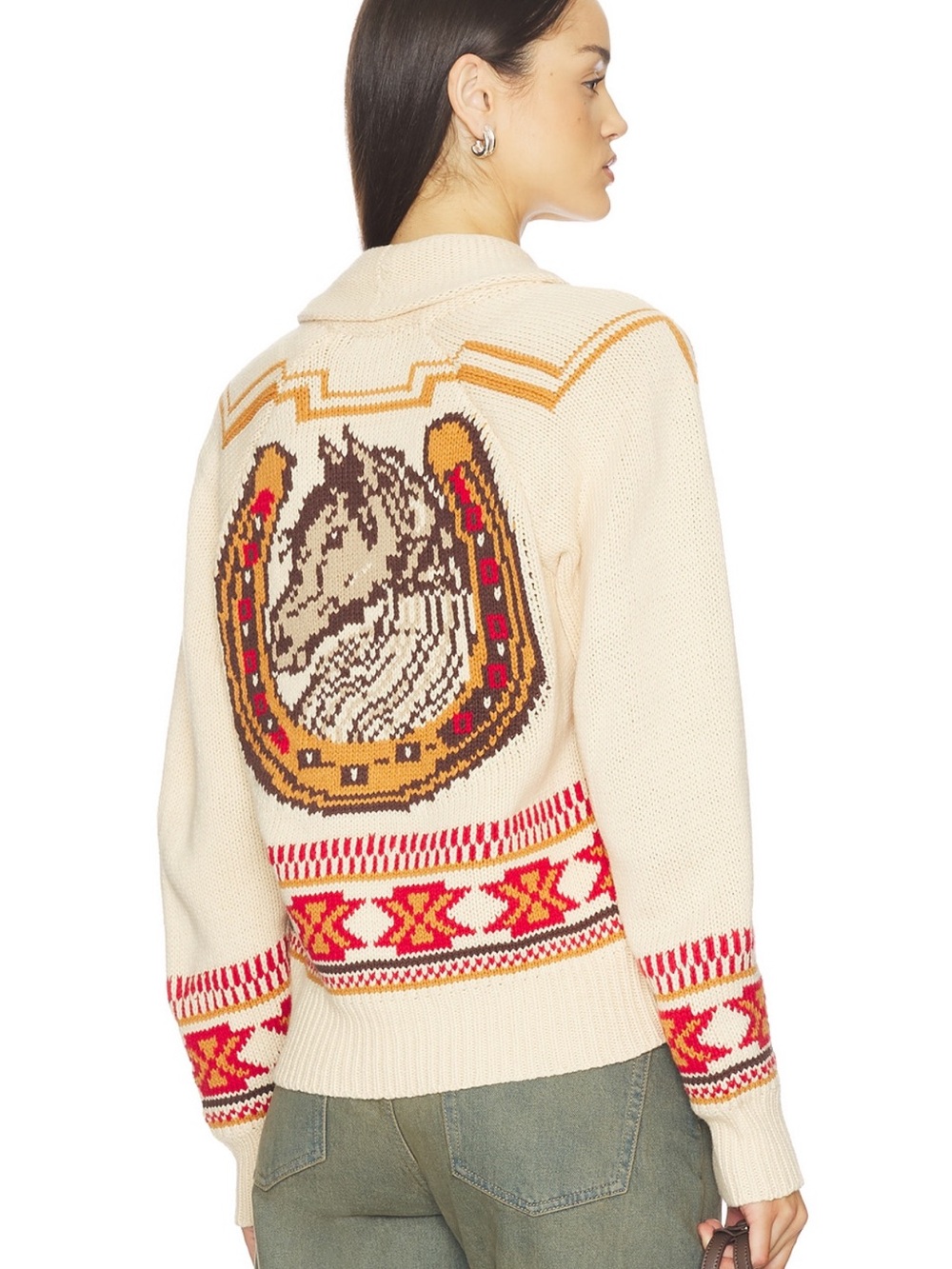 Sendero Provisions Co., Cimarron Cardigan in Ivory, Size L